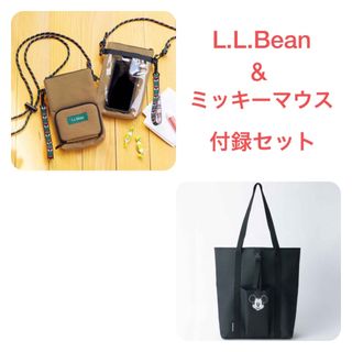 エルエルビーン(L.L.Bean)の付録セット ミッキー トートバッグ & エルエルビーン スマホショルダー(ショルダーバッグ)