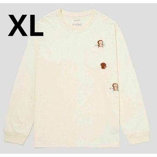 Design Tshirts Store graniph - グラニフ パンどろぼう はやあしのじゅつ ロングTシャツ ユニセックス XL