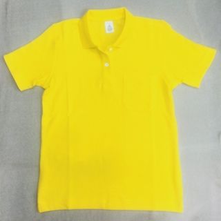 新品マキシマム　ポロシャツ イエロー　4L(ユニセックス)(ポロシャツ)