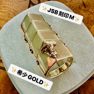 ヴィヴィアンウエストウッド(Vivienne Westwood)の希少/JSBゴールドVivienneWestwoodアーマーリングM(リング(指輪))