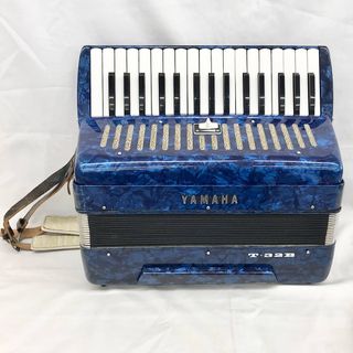 『USED』 YAMAHA ヤマハ アコーディオン T-32B 鍵盤楽器  ブルー【中古】(アコーディオン)