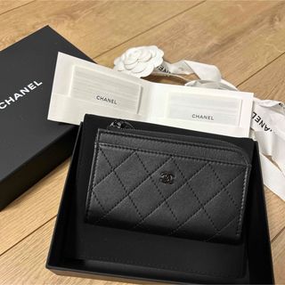 CHANEL - CHANELシャネル　フラグメントケース　財布　小銭入れ　ソーブラック