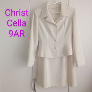 9AR◆Christ Cella◆レディース◆ワンピーススーツ◆明るいベージュ(スーツ)