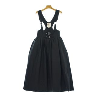 ノワールケイニノミヤ(noir kei ninomiya)のnoir kei ninomiya ワンピース XS 黒 【古着】【中古】(ひざ丈ワンピース)