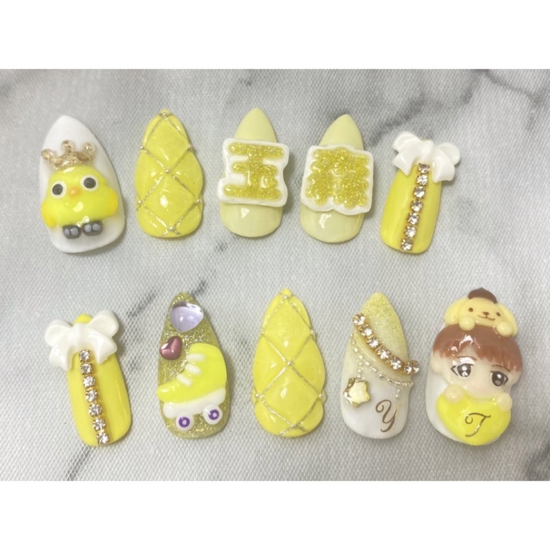 ネイルチップ フルオーダー ジャニーズ ちびぬい 推しネイル ネイルチップ フルオーダー ジャニーズ ちびぬい 推しネイル