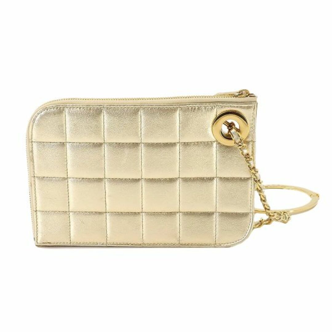 CHANEL - シャネル CHANEL チョコバー チェーン クラッチ バッグ CHANEL - シャネル CHANEL チョコバー チェーン クラッチ バッグ