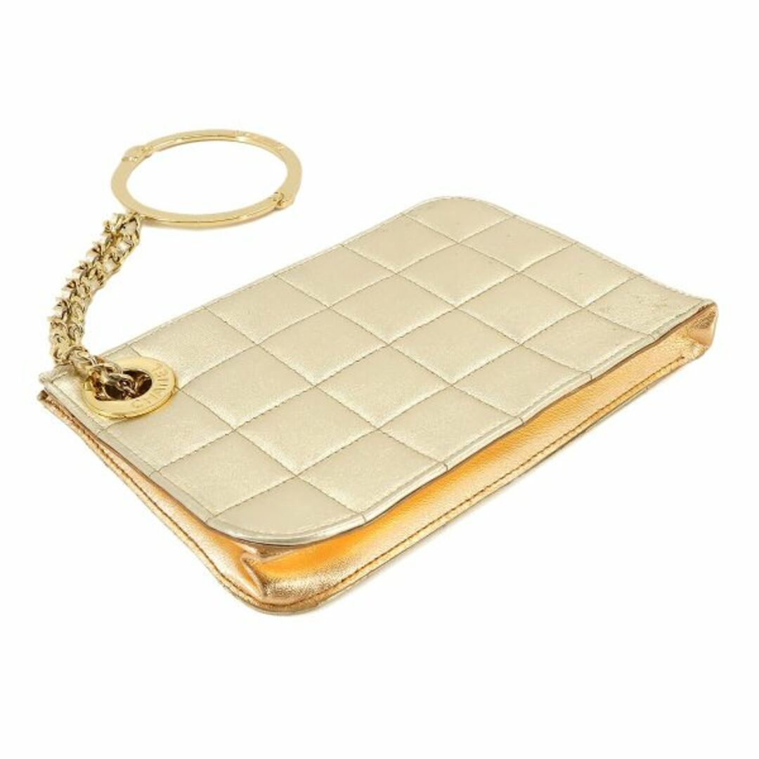 CHANEL - シャネル CHANEL チョコバー チェーン クラッチ バッグ CHANEL - シャネル CHANEL チョコバー チェーン クラッチ バッグ