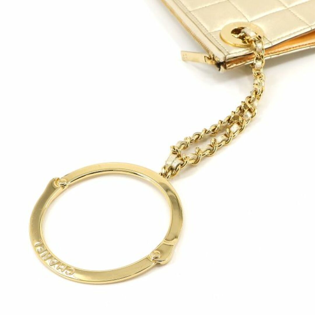 CHANEL - シャネル CHANEL チョコバー チェーン クラッチ バッグ CHANEL - シャネル CHANEL チョコバー チェーン クラッチ バッグ