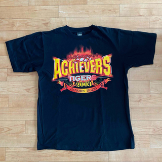 阪神タイガース　優勝記念Tシャツ　2003年　ACHIEVERS TIGERS