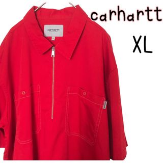 カーハート(carhartt)のカーハート carhartt ハーフジップ 半袖 ストリート(Tシャツ/カットソー(半袖/袖なし))