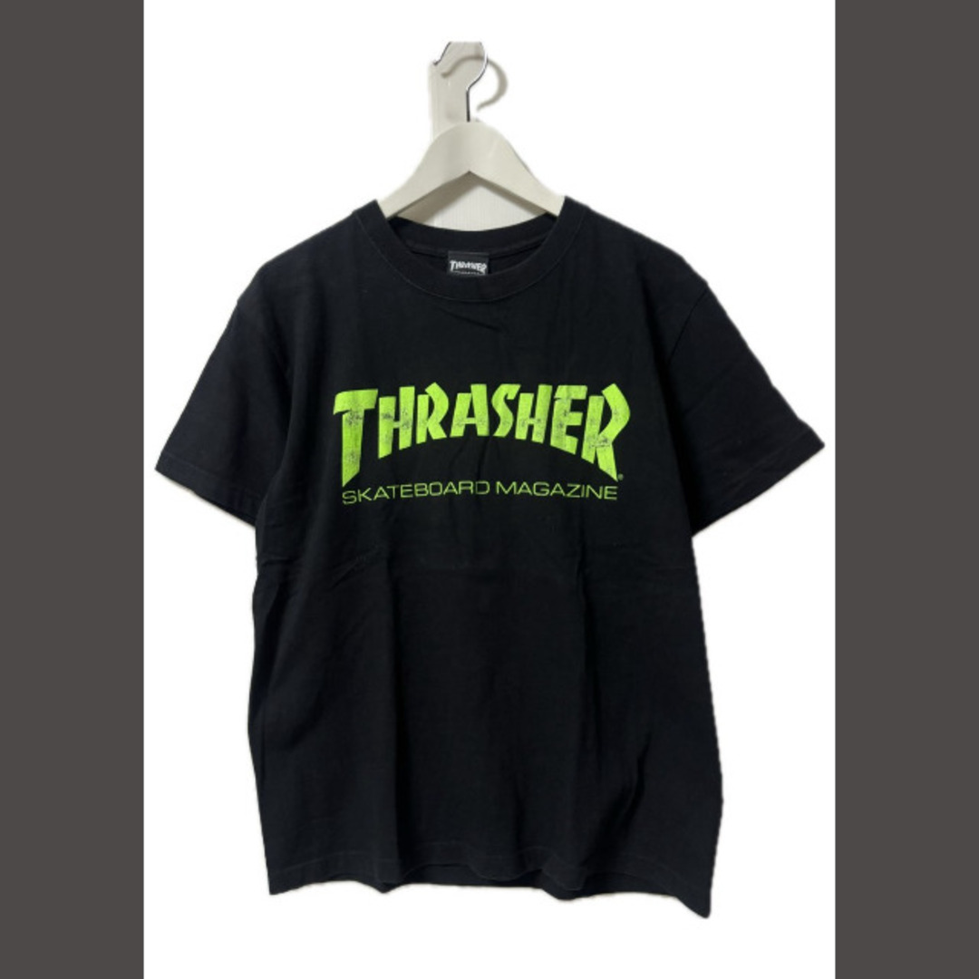 スラッシャー ロゴデザインTシャツ ブラック M スラッシャー ロゴデザインTシャツ ブラック M
