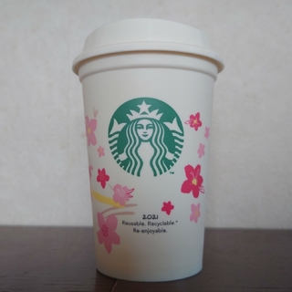 スターバックス(Starbucks)のStarbucks　スターバックス　リユーザブルカップ　桜　2021　237ml(グラス/カップ)
