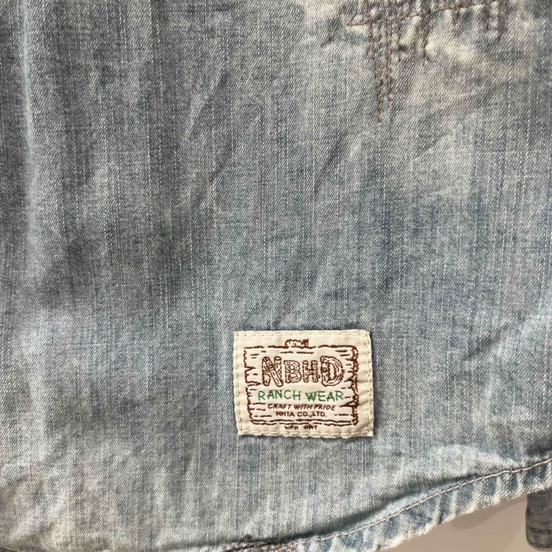 NEIGHBORHOOD - neighborhood ネイバーフッド デニムシャツ Sの NEIGHBORHOOD - neighborhood ネイバーフッド デニムシャツ Sの
