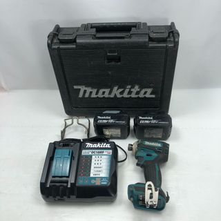 マキタ(Makita)の◇◇MAKITA マキタ インパクトドライバ 充電器・充電池2個・ケース付 電動工具 TD172D ブルー(その他)