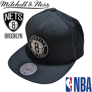 Mitchell & Ness BROOKLYN NETS ブラック キャップ