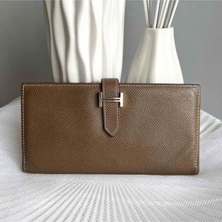 エルメス(Hermes)のエルメス　HERMES べアン　長財布　新型金具　刻印有り(財布)