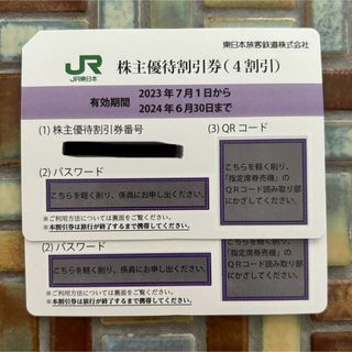 ジェイアール(JR)の東日本旅客鉄道 株主優待 株主優待割引券 有効期限2024.06.30(その他)