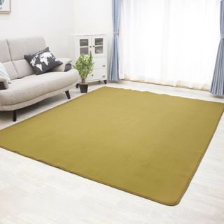 新品 ラグ  カーペット  200×250cm カーキ