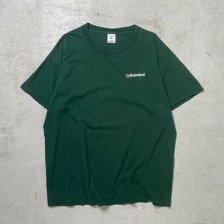 00年代 Heineken ハイネケン 企業ロゴ刺繍 Tシャツ メンズXL(Tシャツ/カットソー(半袖/袖なし))