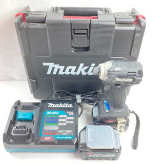 マキタ(Makita)の＊＊MAKITA マキタ 40Vmax 充電式インパクトドライバ (バッテリ2個・充電器・ケース付) TD001G ブラック(その他)