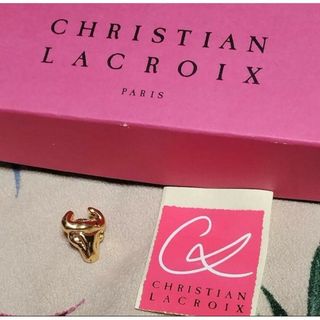 クリスチャンラクロワ(Christian Lacroix)の未使用♥新品♥Christian Lacroix♥ブローチ♥バッファロー♥金♥牛(ブローチ/コサージュ)