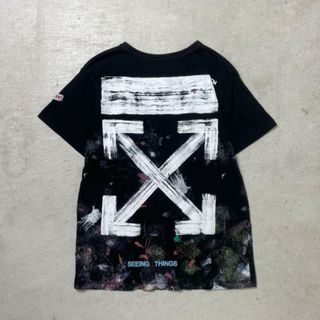 OFF-WHITE ”MAIN LABEL” 2017AW Galaxy Brushed Tee Tシャツ メンズS相当(Tシャツ/カットソー(半袖/袖なし))