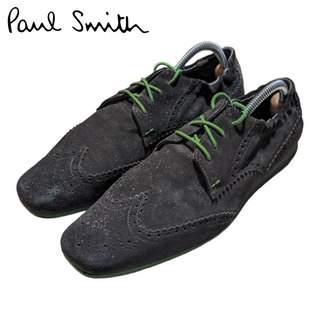 ポールスミス(Paul Smith)のPaul Smith ブラウン スエード ウイングチップ レザーシューズ 革靴(ドレス/ビジネス)