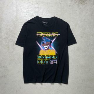 Disney ディズニーPOWER LINE STANDOUT TOUR '94 キャラクタープリントTシャツ メンズXL(Tシャツ/カットソー(半袖/袖なし))