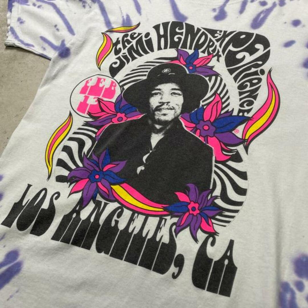Jimi Hendrix ジミ・ヘンドリックス アーティストTシャツ バンドTシャツ タイダイ メンズM メンズのトップス(Tシャツ/カットソー(半袖/袖なし))の商品写真