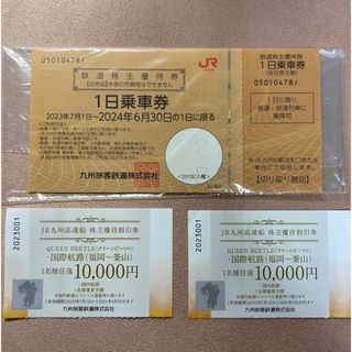 そた様専用　九州新幹線　株主優待券のみ(鉄道乗車券)