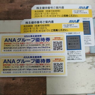 エーエヌエー(ゼンニッポンクウユ)(ANA(全日本空輸))のANA株主優待券2枚(その他)