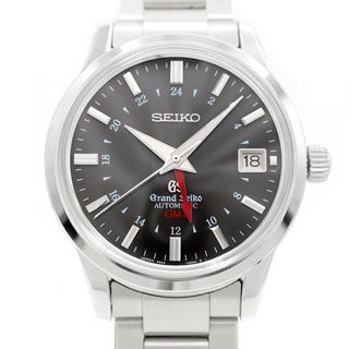 グランドセイコー(Grand Seiko)の内部点検済 SEIKO セイコー グランドセイコー GS メカニカル GMT 150本限定 9S66-00E0 SBGM033 デイト グレー SS ステンレス メンズ 自動巻き【6ヶ月保証】【腕時計】【中古】(腕時計(アナログ))