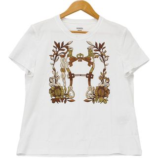 24SS エルメス カルトゥッシュTシャツ サイズ38 コットンジャージー A+