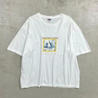 ラルフローレン(Ralph Lauren)の90年代 CHAPS Ralph Lauren チャップス ラルフローレン プリント Tシャツ メンズXL(Tシャツ/カットソー(半袖/袖なし))