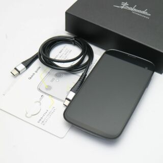 バルミューダ(BALMUDA)のSIMフリー BALMUDA Phone 128GB ブラック M111(スマートフォン本体)