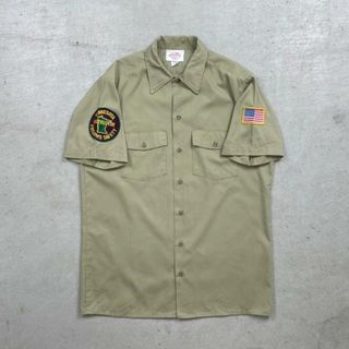 ディッキーズ(Dickies)の90年代 USA製 Dickies ディッキーズ 半袖 ワークシャツ メンズL相当(シャツ)