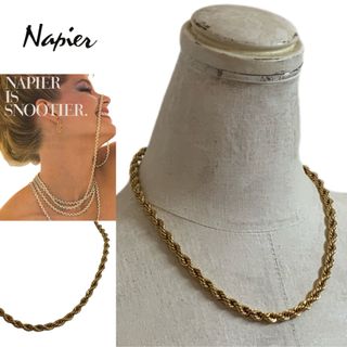 NAPIER VINTAGE ネイピア ヴィンテージ デザインチェーンネックレス(ネックレス)