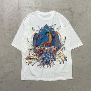 ヴィンテージ XTREM サーフプリントTシャツ メンズL相当(Tシャツ/カットソー(半袖/袖なし))
