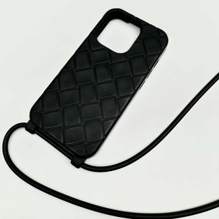 【美品✨】BOTTEGA VENETA iPhone14pro スマホカバー 黒