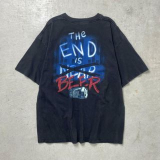 90年代 JUST PARTY 12.31.99 THE END IS BEER アドバタイジングプリントTシャツ ビール メンズXL(Tシャツ/カットソー(半袖/袖なし))