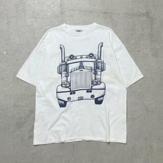 00年代 SIERRA TEEZ クラシックアメリカントラック プリントTシャツ モーターサイクル メンズXL(Tシャツ/カットソー(半袖/袖なし))