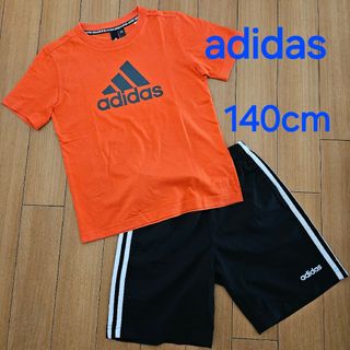 adidas - アディダス　半袖Tシャツ　ハーフパンツ　140　2点セット