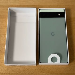 グーグルピクセル(Google Pixel)のGoogle pixel 6a sage 128 GB Softbank(スマートフォン本体)