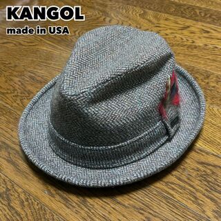 カンゴール(KANGOL)の美品 90s USA製 KANGOL カンゴール ウールハット(ハット)