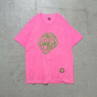 90年代 USA製 THE GREATEST SHOW ON EARTH サーカス アニマルプリントTシャツ 虎 タイガー メンズL(Tシャツ/カットソー(半袖/袖なし))