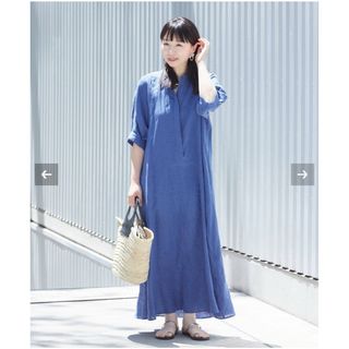 JOURNAL STANDARD - ジャーナルスタンダードレサージュフレンチリネンスキッパーワンピース