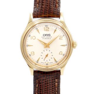 オリス(ORIS)のORIS オリス ANTI-SHOCK 7312 17石 スモールセコンド 30m防水 シルバー SS ステンレス メンズ レディース ボーイズ 手巻き【6ヶ月保証】【腕時計】【中古】(腕時計(アナログ))