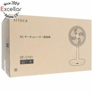 siroca　DC サーキュレーター扇風機　SF-C151　ブラック(扇風機)