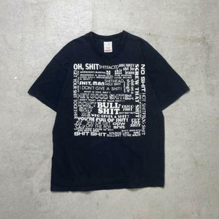 00年代  “SHIT” メッセージ プリントTシャツ メンズL(Tシャツ/カットソー(半袖/袖なし))