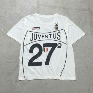 00年代 JUVENTUS ユヴェントスFC CAMPIONI D'ITALIA 2003 Tシャツ LOTTO メンズL(Tシャツ/カットソー(半袖/袖なし))